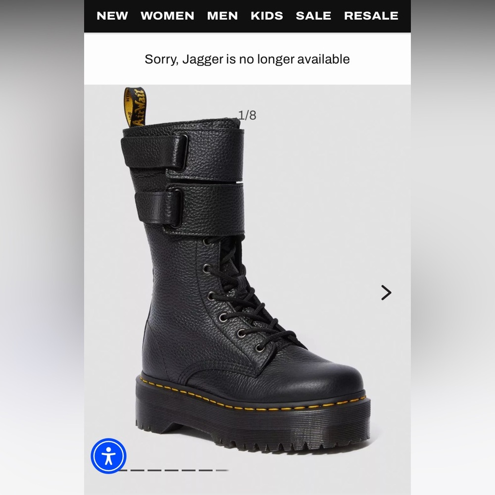 NWOT Dr. Martens Jagger Boots Women’s Size 7 Doc Martens Doc’s - Picture 6 of 6